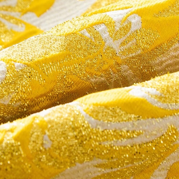 The Eylysa Gorgeous Yellow Bow Dress - Picture 11 of 13